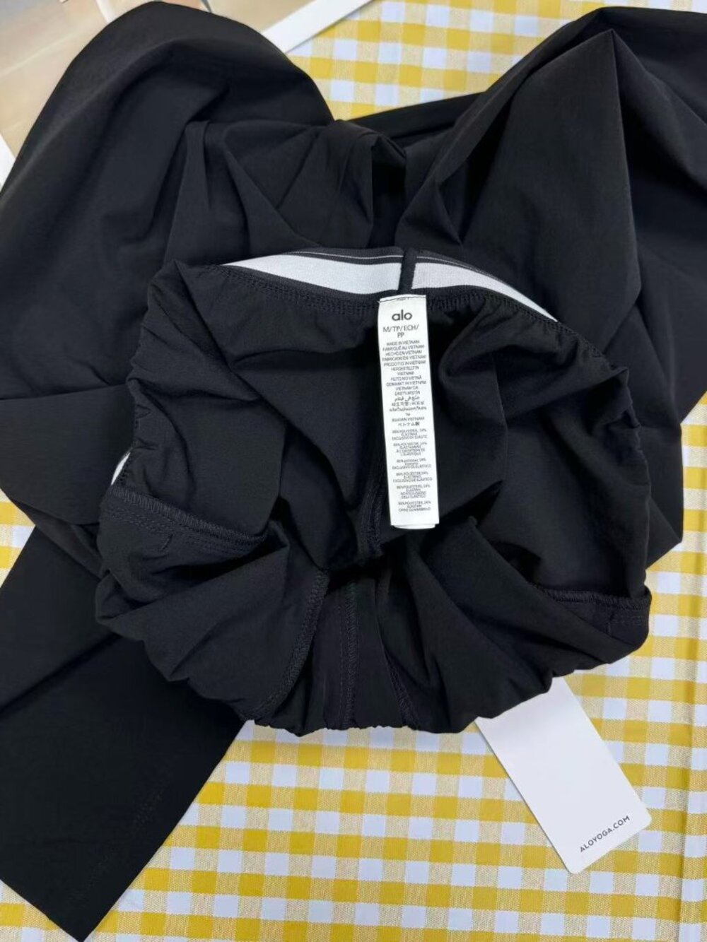 🖤Black ALO Yoga Wide Leg Suit Up Trousers 🥳 (Regular:30"inseam) Clean Girl NWT - Picture 6 of 9